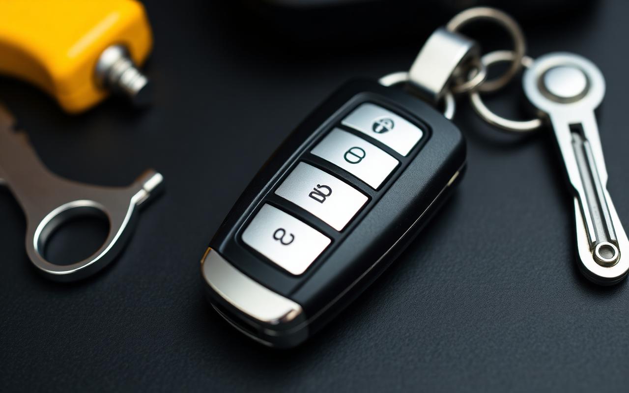Automotive locksmith with car key fob in Pineville, NC